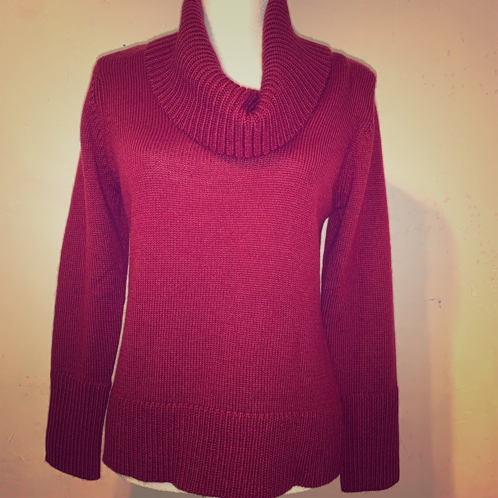 A.N.A Ribbed knit turtleneck sweater PM